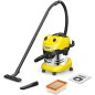 Karcher Bidone Aspiratutto Solidi e Liquidi WD4s, 20Lt