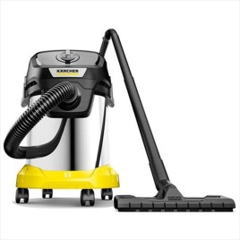 Karcher Bidone Aspiratutto Solidi e Liquidi KWD3s , Serbatoio Acciaio 17 Lt